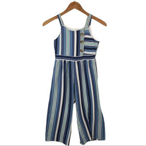 Big Girls Beautees Striped Romper Jumpsuit 10